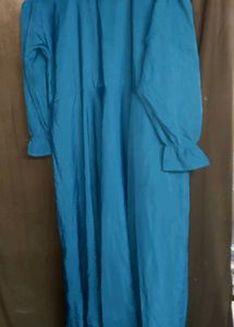 Elegant Teal Green Wrap Maxi Dress