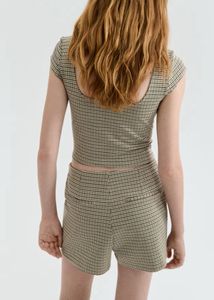 H&amp;m Checked Mini Skirt
