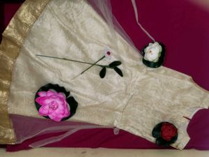 Elegant Pink Brocade Blouse