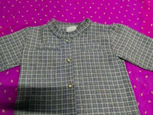 Classic Checked Ethnic Jacket