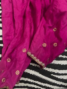 fIX price Green Kurta and Pink Patiala Suit Set