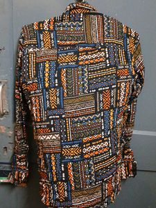 Patterned Button-Down Shirt