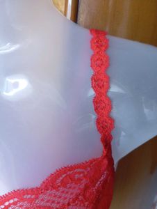 Lace Bralette - Red