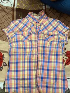 Multicolour half sleeve shirt
