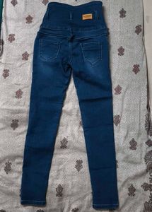 High Waisted Button Up Jeans