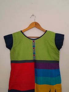 Multi Color Printed Kurta (Women's)
