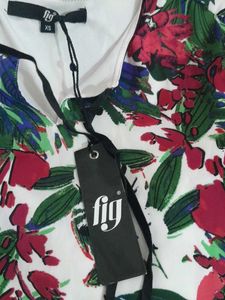 Floral Knee length A-line dress