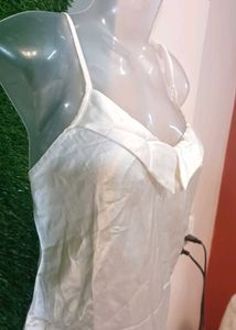 Glamorous Silky Soft Creamish Top