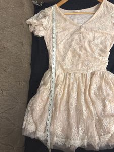 Elegant Lace Wrap Dress