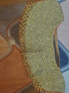 I am selling orange net top