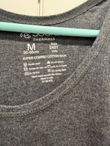 Grey Long Sleeve thermals and bottom