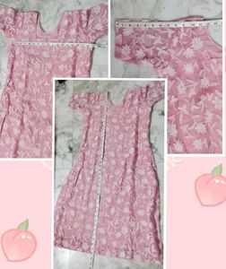 NEW Pink fancy Kurta Set with Dupatta