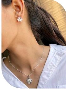 Chain Pandel Tops 925 Pure Silver Combo