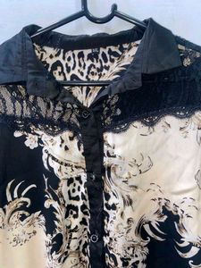 Stylish Printed Button-Down Shirt