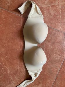 Strapless Beige Bra