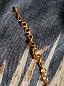 Elegant Gold Plated Necklace &amp; Earrings Set