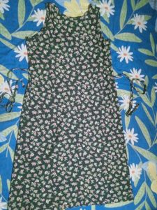 Floral Print Sleeveless Mini Dress
