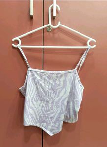 URBANIC Lavender zebra tank top