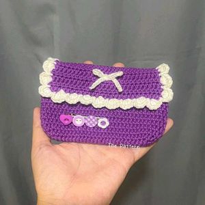 Crochet Pouch with Buttons 😘🤌