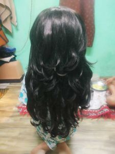 full head wing Silky Smooth Black/ brown Hair
