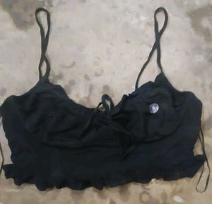 Stylish Black Cami Crop Top