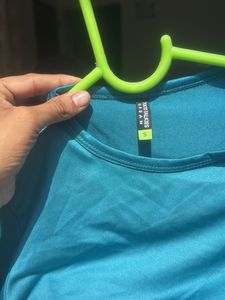 Teal Blue hot T-Shirt Dress