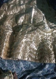 Bridal Lehenga Colour Cream