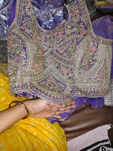 New of shop Embroidered Purple Lehenga Choli