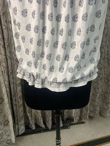Off Shoulder Boho Print Top