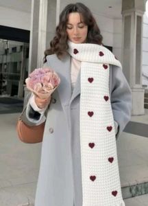 Cozy Handmade Heart Scarf