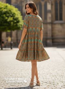 Boho Chic Tiered Mini Dress
