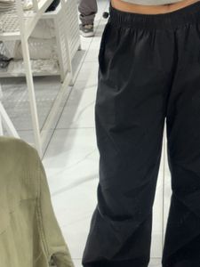 Comfy Black Wide-Leg Pants