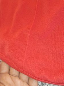 Red Corset Style stretchable fitted Tank Top