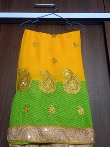 Wedding Saree with Heavy Embroidery