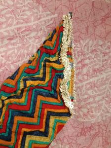 Vibrant Zigzag Print Sharara