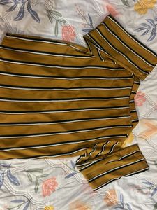 Striped Mustard Shirt
