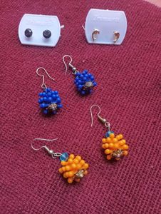 Set of four earrings
