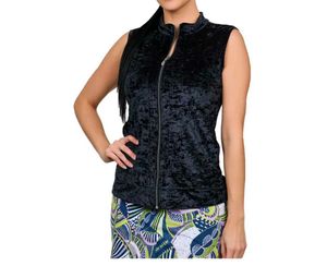 Elegant Black Velvet Vest