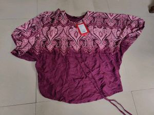 Biba Women Paisley Printed Kaftan Style Top