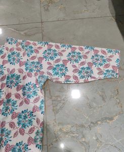 Floral Print Kurta