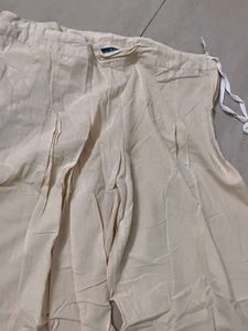 Cream Palazzo Pants