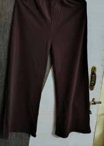 🔥coffee brown 🤎 wide leg trouser. new never used