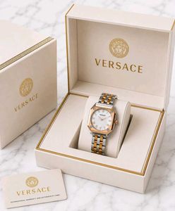 Versace women’s  Luxury Analog Watch – Green Sunra
