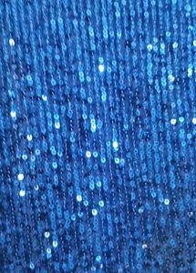 Stunning Blue Sequin Party Dress