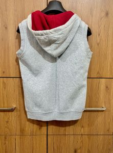 Sleeveless Zip-Up vest Hoodie