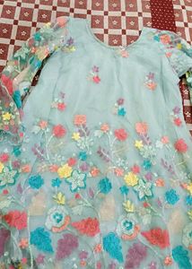 Embroidered Kurta with Dupatta