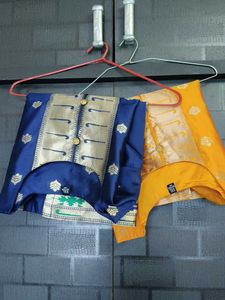Elegant Blue & Yellow Kurta Set combo
