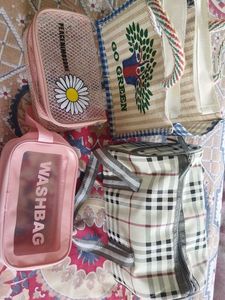 Assorted Cosmetic & Travel Bags