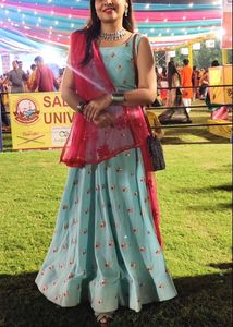 Stunning Blue Lehenga Choli