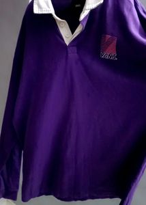 Vans Purple Rugby Shirt